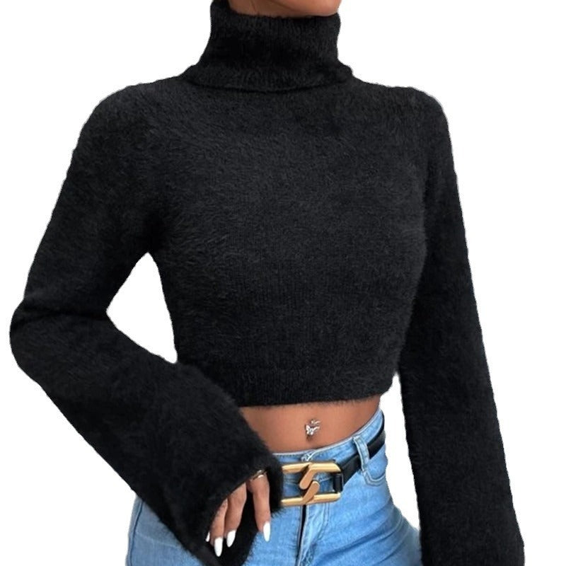 Eleganter Rollkragenpullover für Damen